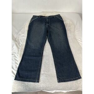 New Canyon River Blues Mens Carpenter Denim Jeans Workwear Loose Straight 40x32